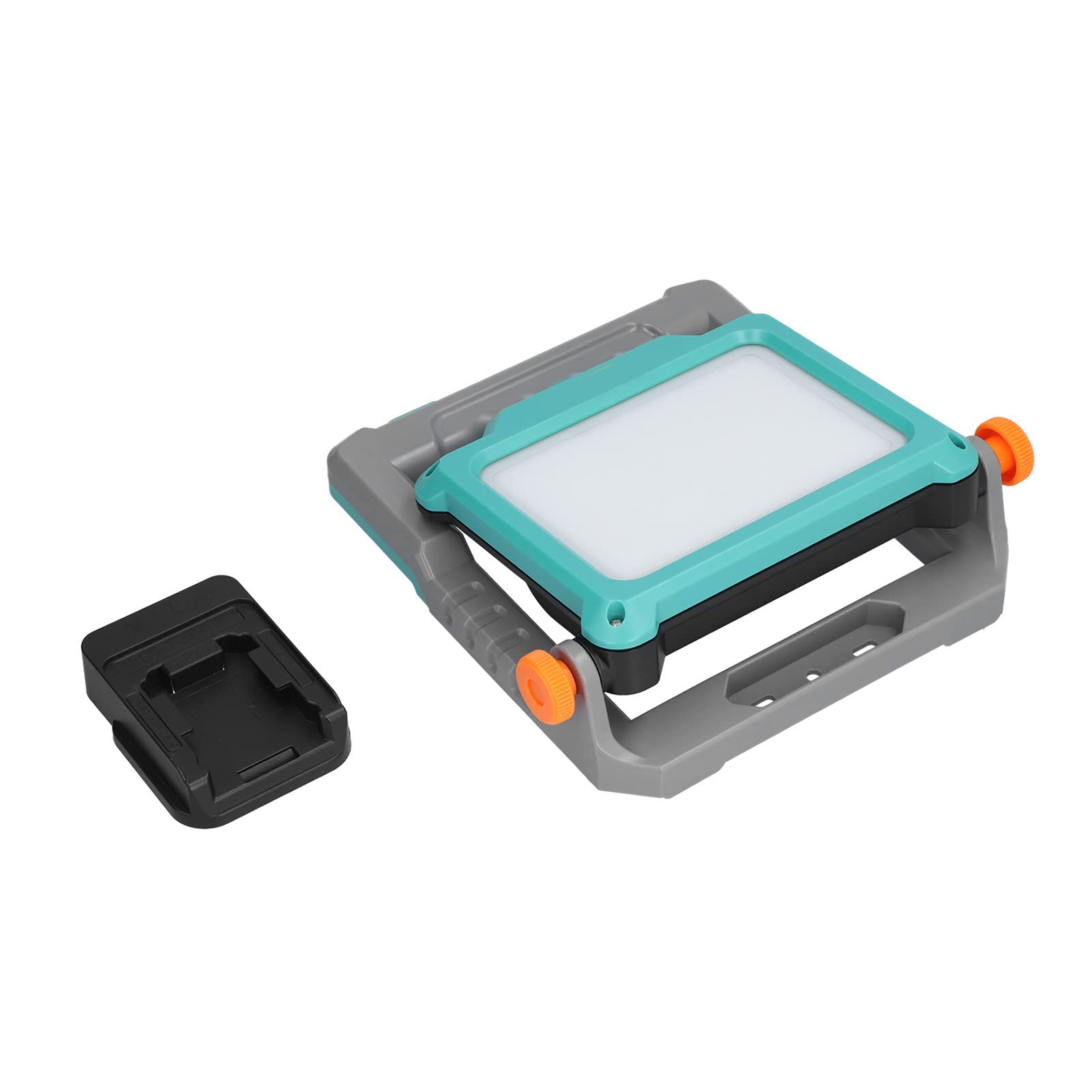 Luz de Trabajo Recargable Luces de Trabajo LED Plegables portátiles para Iluminación de Emergencia al Aire Libre Camping Senderismo Corte de energía Verde Gris (Interfaz Visible)