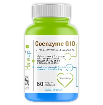 Coenzyme Q-10 300 mg,Enriched with Resveratrol & Omega-3 EPA/DHA || 60 capsules Healthy Heart|| Brain|| Immunity | (Pack of 1 |(60 Capsules)|) - image, photos