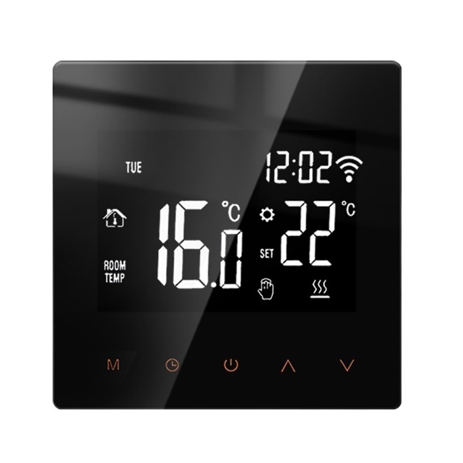 Inteligentny termostat WiFi Elektryczne ogrzewanie podłogowe Woda Bojler gazowy Temperatura Pilot głosowy OszczęDza Energię I Koszty Ogrzewania(ME81E)