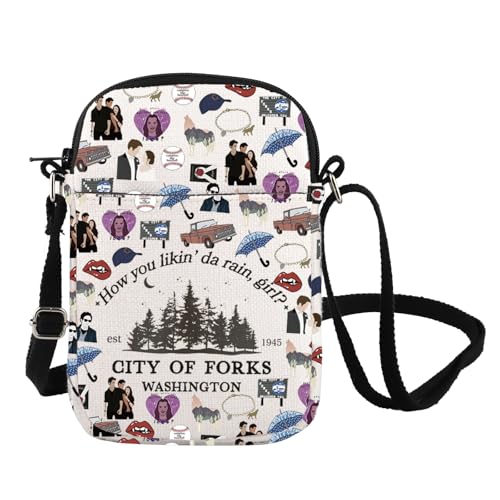 Movie Inspired Crossbody Bag How You Likin' Da Rain Inspire Merch Movie Character Fan Shoulder Bag