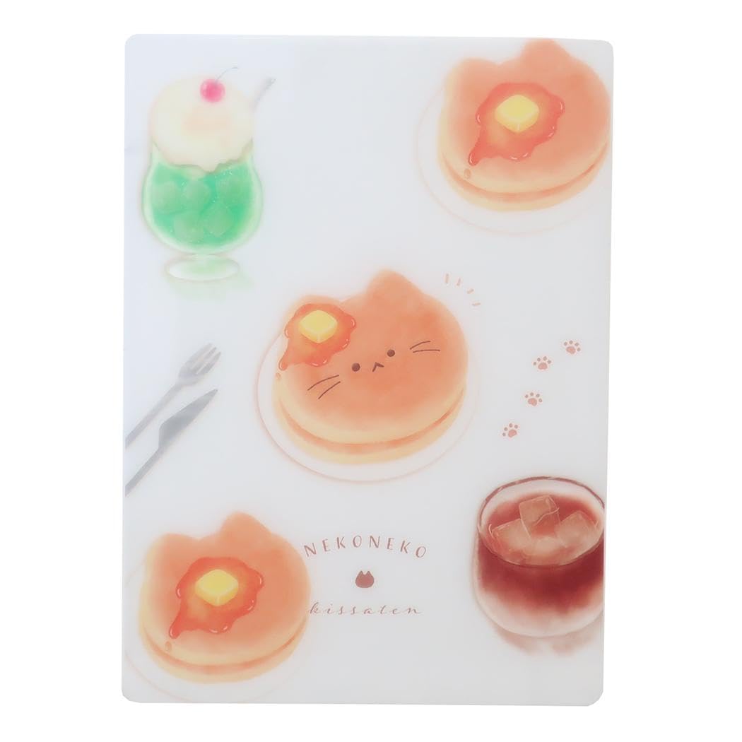 Amazon.co.jp: ねこねこ[下敷き]下じき/喫茶店 新入学 カミオ