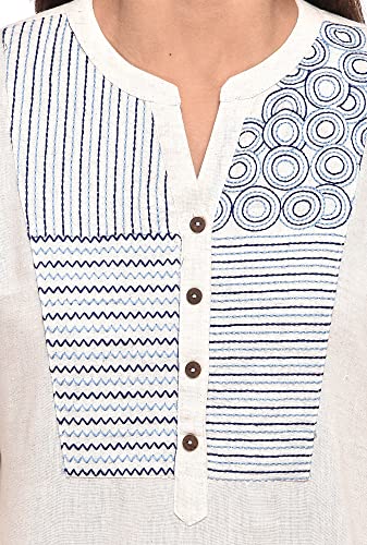 Image of Pistaa's Women's Cotton Straight Fit Straight Kurta