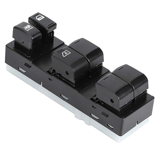 Miniatura 1 de Interruptor de elevalunas eléctrico principal del lado del conductor, botón pulsador, negro, manual, apto para Nissan X-Trail 2 T31 2007-2013