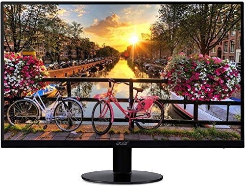 Acer SB270 27 Inch Full HD IPS Monitor - Ultra-Thin Zero Frame Design With AMD Radeon FreeSync, 1ms Response, 75Hz Refresh (HDMI & VGA)