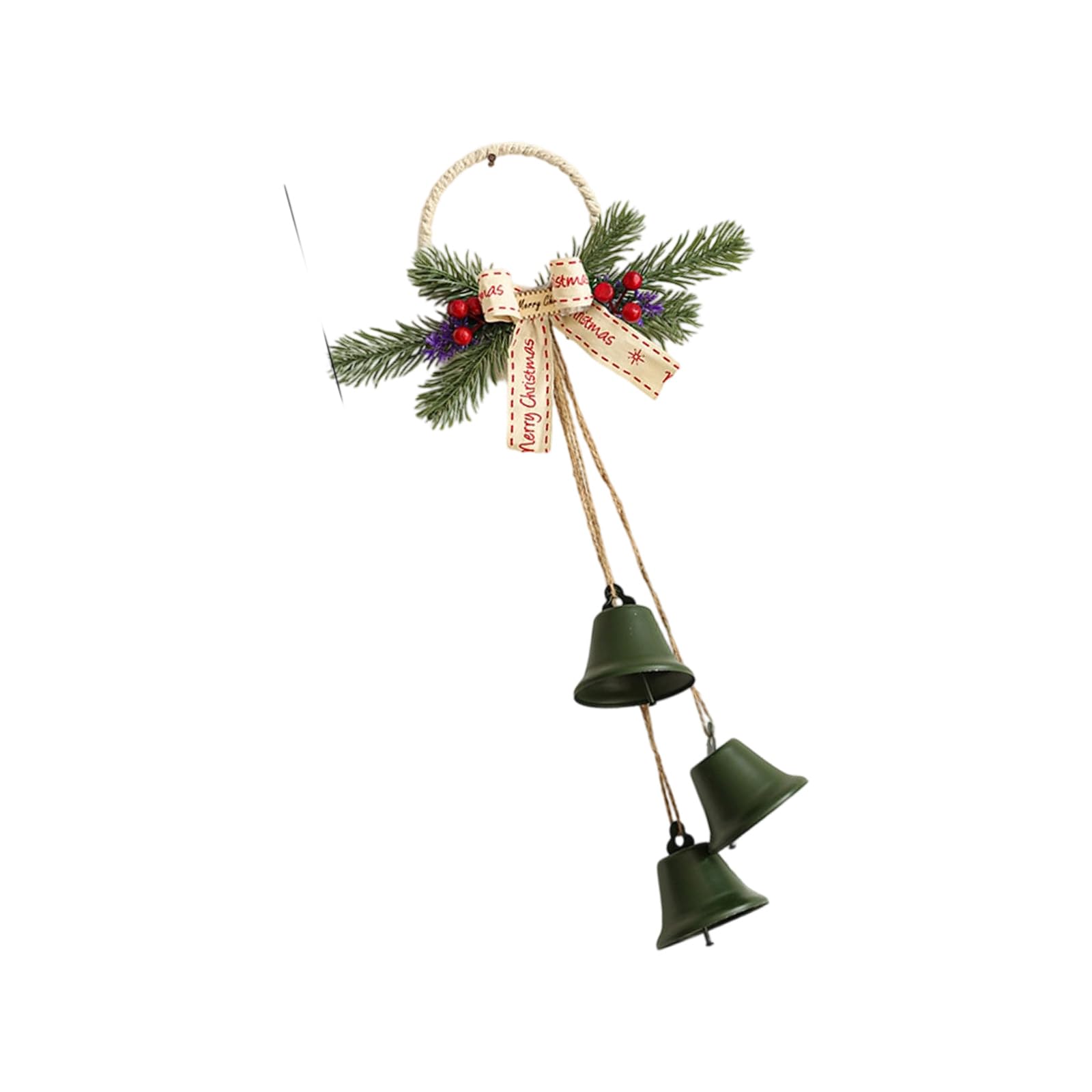 3. Traditional Rose Carillons Christmas Tree Wedding Cyclical Hanging Ornament Artisan-Crafted Decor Golden Sateen Carillons for Vacations