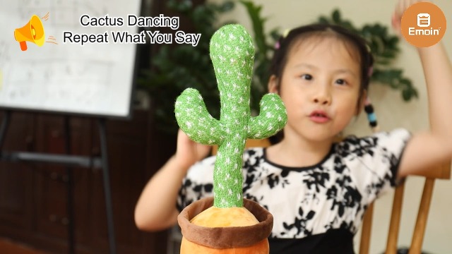 Amazon.com: Emoin Talking Cactus Toy, Interactive Toys Dancing Cactus Toy  Mimicking Repeating What You Say, Toddler Infant Baby Toys Gifts for 6 7 8  9 10 Month Old Baby Toys for 1