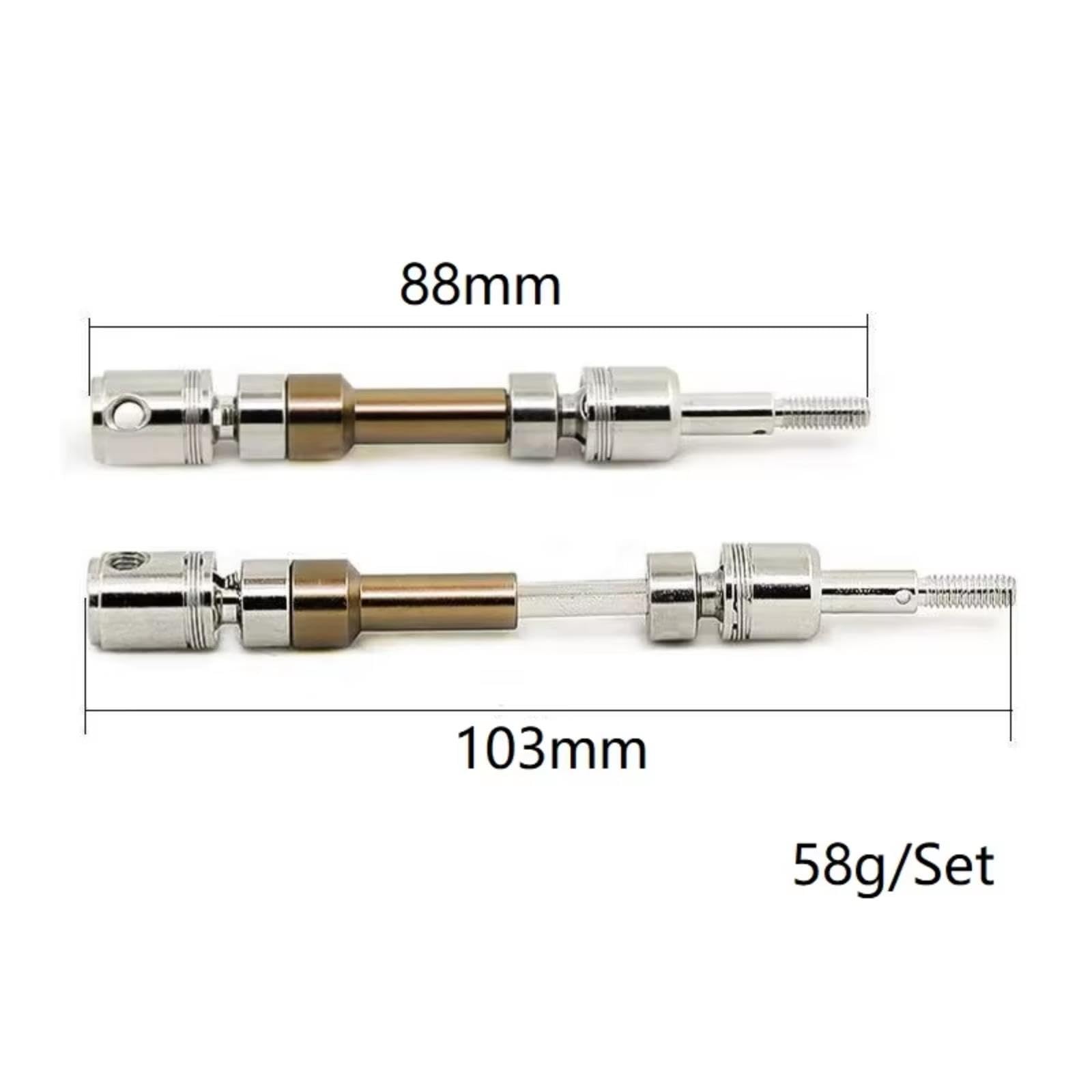 Eje Transmisión Metal Modificado para Feiyue FY01-FY07 para JJRC Q39 1/12