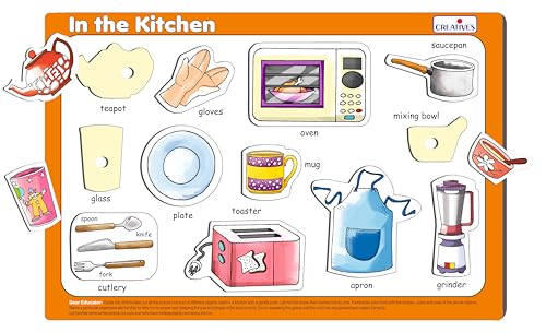 Image of CREATIVE EDUCATIONAL 0342 2-in-1 in The Kitchen and Bedroom Game
