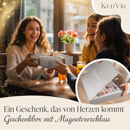 Fotoalbum zum Selbstgestalten - XXL 100 weiße Seiten (50 Blatt)- Foto-Album 30x30 groß für 400 Fotos mit Stickern & Geschenkbox - Erzähle dein Leben in Bildern - Dein Fotobuch zum Einkleben