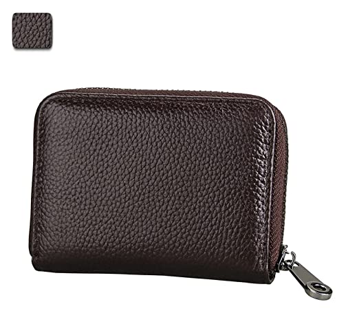 Business Card Case Leather Multifunction Bank Holder Credit Passport Organizer Wallet Wallets(Coffee Color)2