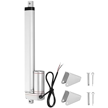 EYPINS Linear Actuator Motor 1000N 10 Inch DC 12V,Heavy Duty Electric Stroke Actuator Motor,IP54 Low Noise Lift Linear Actuator for Auto Car RV Opener Lift Tables Equipment