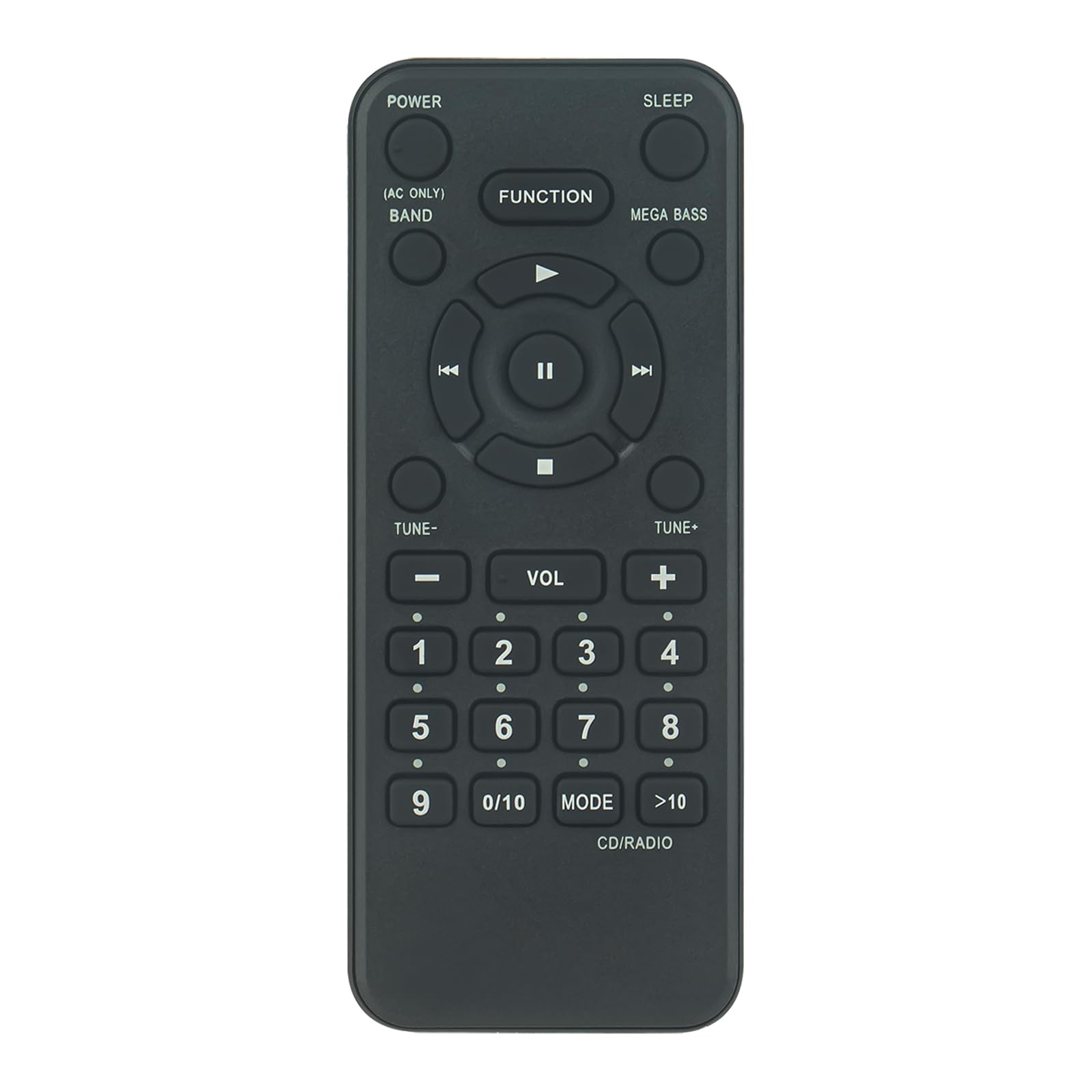 RMT-CS350A Replacement Remote Control fit for Sony CD Radio Cassette RMT-CS350 RMT-CF350A CFD-S350