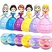 Mini Prinzessin Figuren, 6PCS Disney Prinzessinnen Mini Figuren Set Cartoon Geburtstag Prinzessin Kuchen Dekoration Prinzessin Puppe Modell für Kinder Geburtstag Baby Shower Party Dekoration