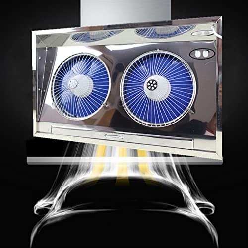 Extractor de ventilación con panel de acero inoxidable 304, doble fila para cocina y baño miniatura 6