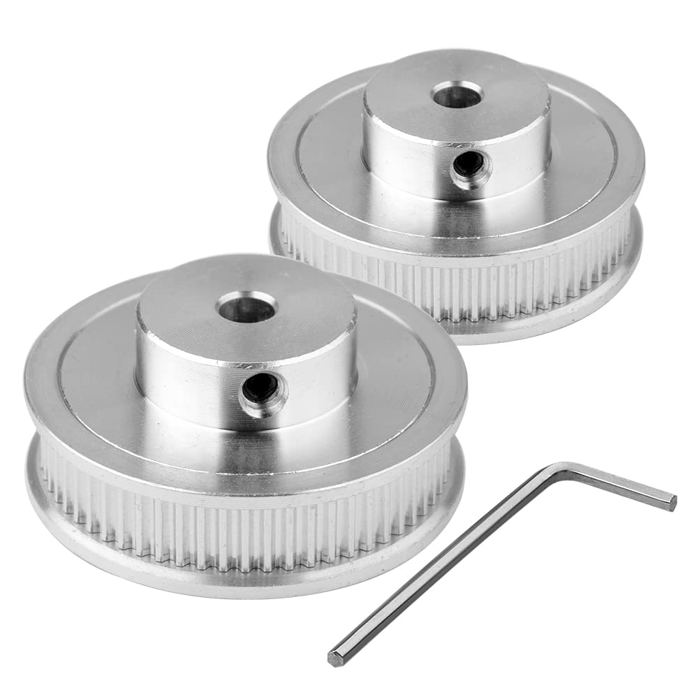 Saipor 2PCS Poulies GT2 60 Dents 8mm Alésage - Courroie Distribution Imprimante 3D