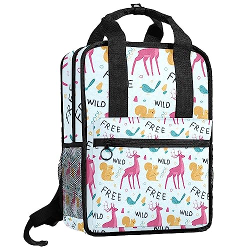 Sac à dos enfant réglable contre le mal de dos | Cartable multicolore