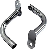 Vista 2 de Bolsas de sillín Bolsa de guardabarros Guard Eliminator Compatible con Harley Davidson Touring Electra Glide FLHT 1997-2008 (Cromo)