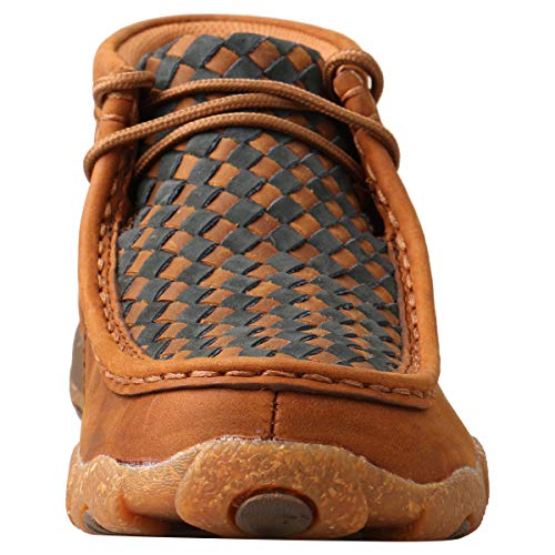 Twisted X Kids Chukka Driving Moc, Oiled Saddle & Midnight, 3.5 M4