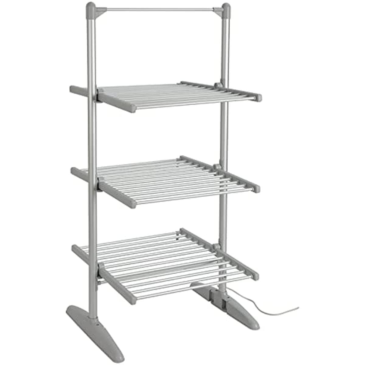 Buy Heated Drying Rack Electric Clothes Airer, 3 Tier Foldable Wings