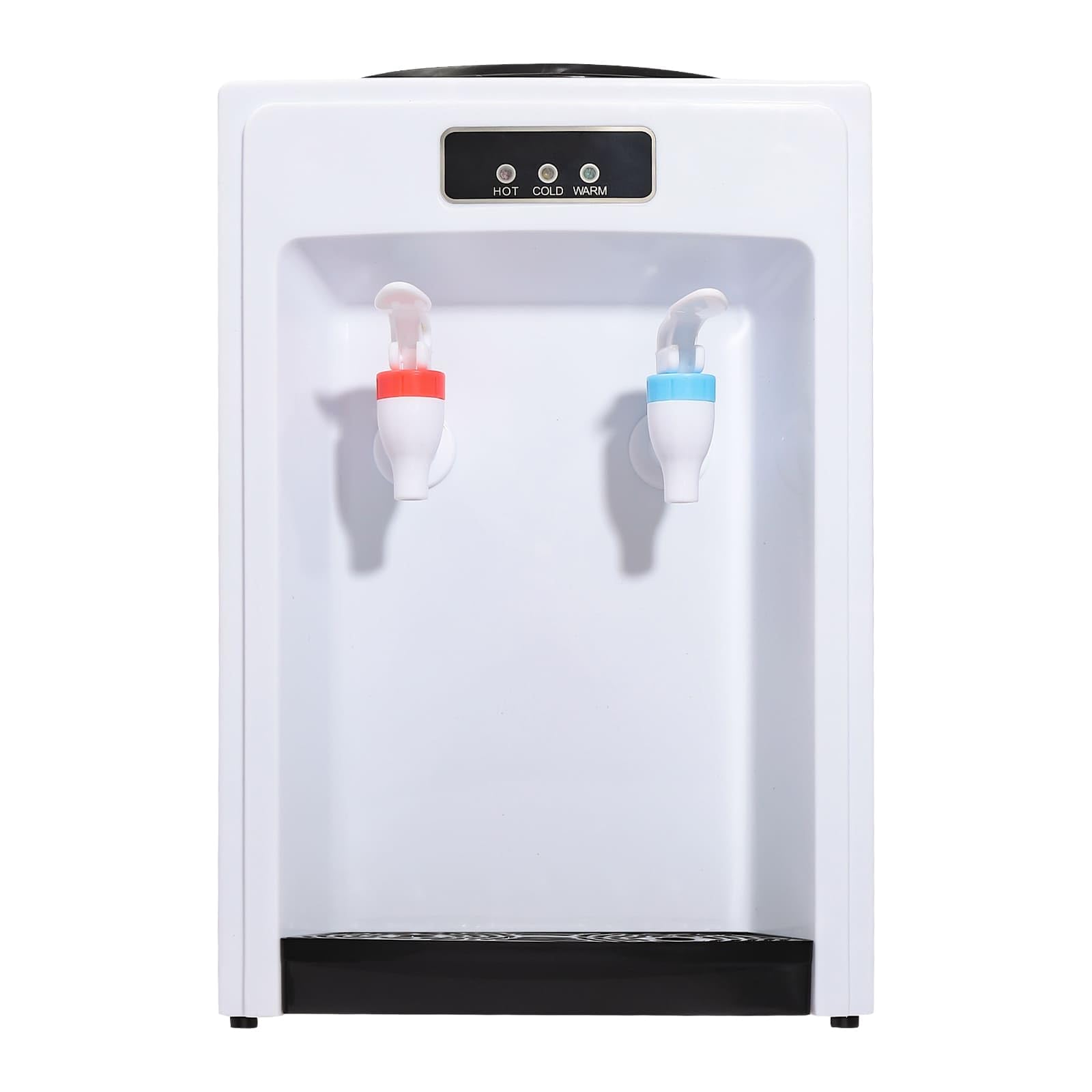 Distributeur d'eau Électrique, Fontaine à Eau, Eau Chaude (90°C) et Froide (15°C), 550W Chauffage/75W Refroidissement, en PP & INOX 304, pour Maison/Bureau (Blanc)