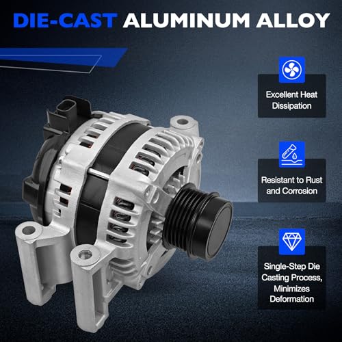 13592811 Alternator-12V 150A Compatible with Chevy Malibu, Impala, Colorado, Camaro, Blazer|Cadillac ATS CTS|GMC Canyon|Buick Regal - Replace# 1042101960 22892568 by Misakomo - Image 8