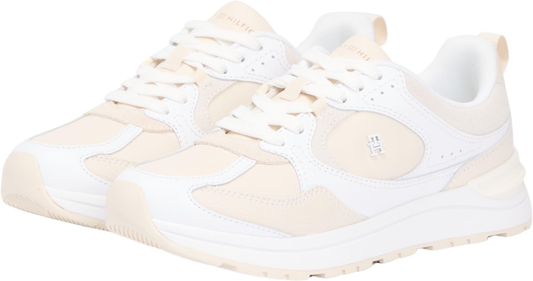 Tommy Hilfiger Casual Fashion Runner Mix Mat Fw0fw09034, Parte Superior Baja Mujer