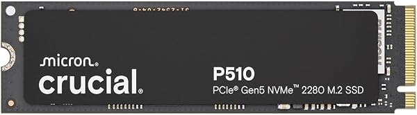 Crucial P510 SSD 1TB PCIe 5.0 x5 Gen5 NVMe M.2