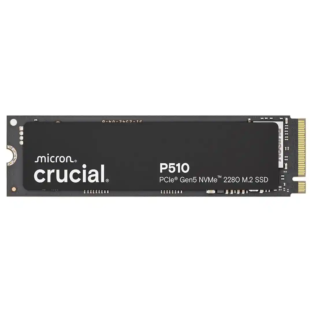 Crucial P510 SSD 1TB M.2 NVMe PCIe 5.0 x4 Gen5, bis zu 11.000 MB/s Lesen, 9.500 MB/s Schreiben, für Laptop und Desktop PC, TLC NAND, Interne Festplatte - CT1000P510SSD8-01