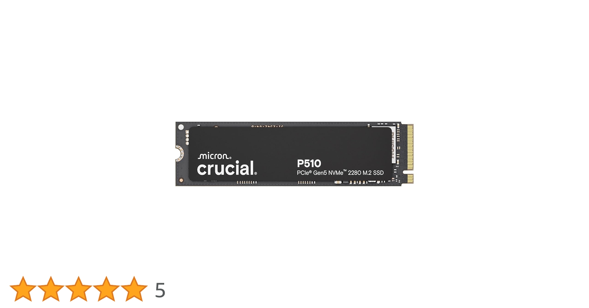 Amazon | Crucial P510 2TB Gen5 NVMe SSD 最大10,000MB/秒 PCIe