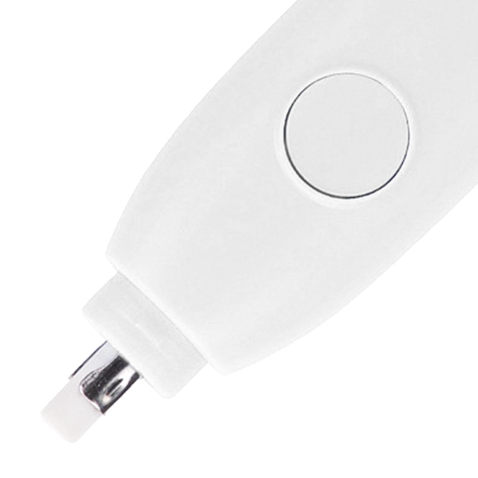 Gomma Elettrica con 10 Ricambi per Matita Artista Disegno Tecnico Schizzo Utensile Dettagliante Pulsante Comodo Rivestimento Trasparente Funzionamento, 5 pezzi
