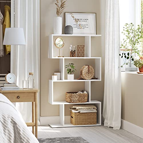 VASAGLE Libreria, Scaffale a 4 Ripiani