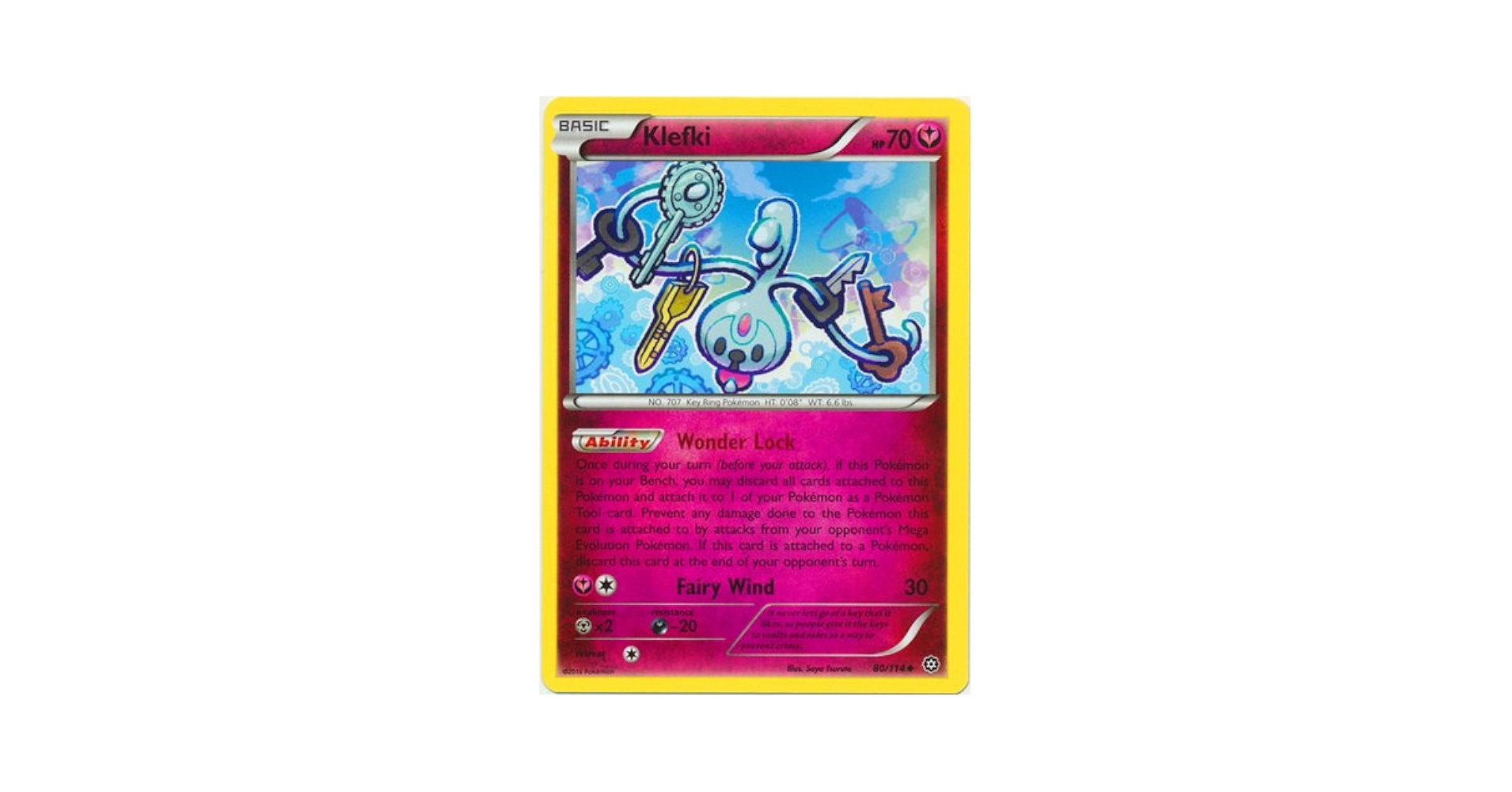 Amazon.com: Pokemon - Klefki (80/114) - XY Steam Siege