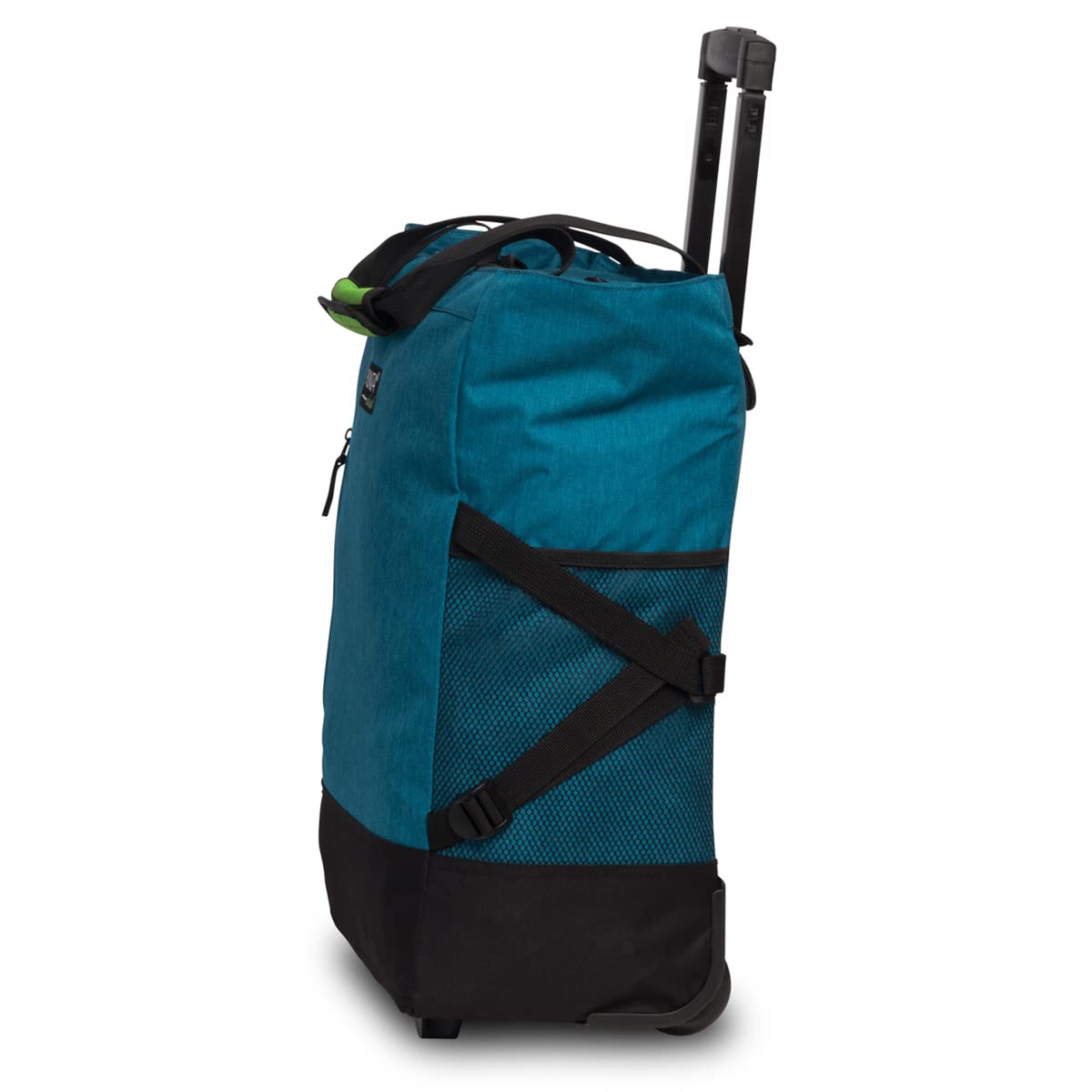Punta® Einkaufstrolley 33L Petrol/Hellgrün | Einkaufstrolley modern mit Skater-Rollen – leise & leichtgängig | ideal für Einkäufe, Reisen & Sport | Wheel Shopping Roller für unterwegs