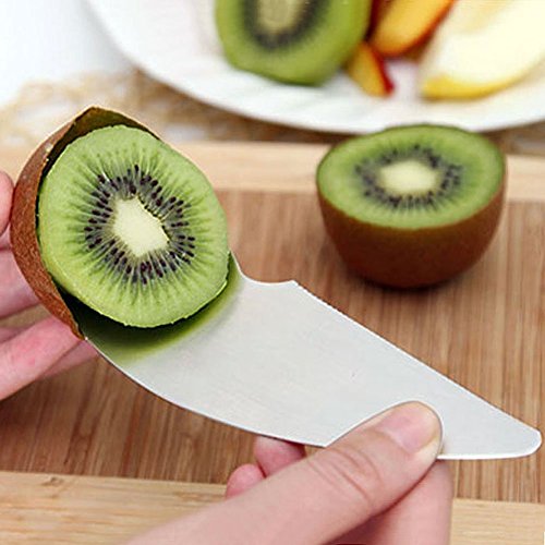 CrazySell Máquina de Cortar de Sandía de Acero Inoxidable Cuchillo de la Fruta Cocina Inteligente Melón Cuchillo (kiwi Sandía)