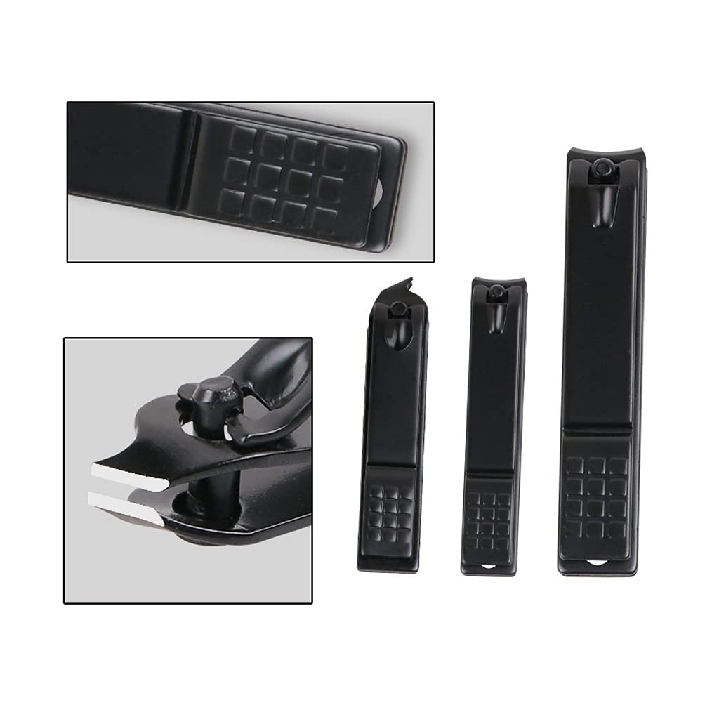 Manicure Set Personal Care Tools Nail Clippers Home Use Pedicure Manicure Set 12 Piece Set Black Manicure Nail Clippers Kit