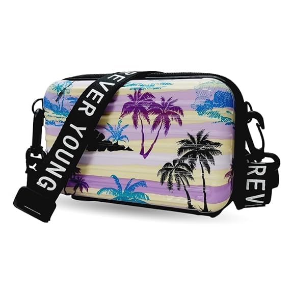 Image of 3D Sling Box Bag /Forever Young Sling bag /Cross body Shoulder bag /Stylist Cosmetic Bag /Women Sling Bag /Trendy Suitcase Type Bag For Girls