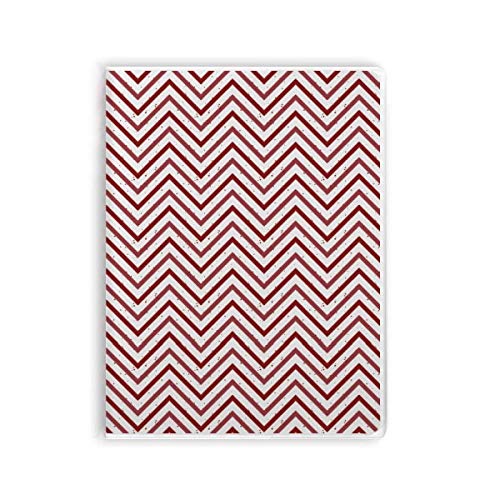 Diario di copertina morbida con copertina in gomma per quaderni, motivo rosso natalizio