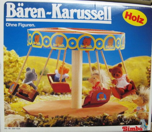 Preisvergleich Produktbild SIMBA 599 1504 BÄREN-Karussell aus HOLZ (Alter 3+)