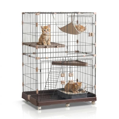 キャット ケージ3段 ブラウン」の人気商品一覧・価格比較 - 価格.com