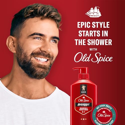 Old Spice Mens Hair Paste, No-Poof Paste for Men, Medium-High Hold, Low Shine, Hair Styling, 2.22 oz - image 7