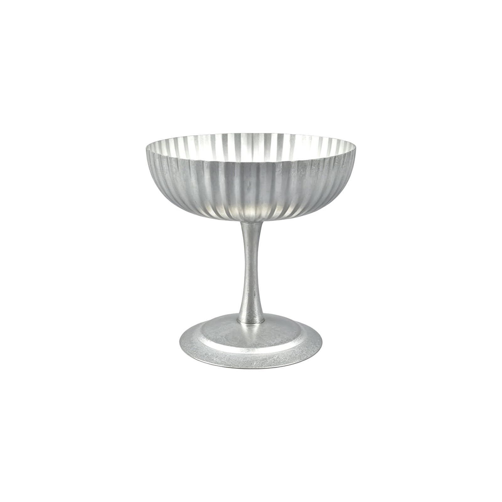 NMFLAB Modern Footed Bowl Stainless Steel Serving Plate with Pedestals Base for Displaying Delicate Desserts Traditional Fashion Dessert Serving Bowl