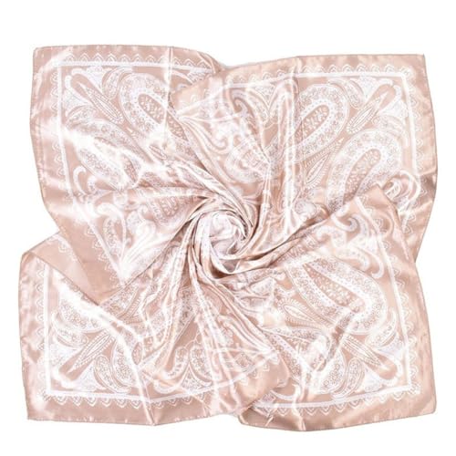 35” Satin Large Square Head Scarves Silky Like for Women Neck Scarf Hair Sleeping Silky Paisley Scarves