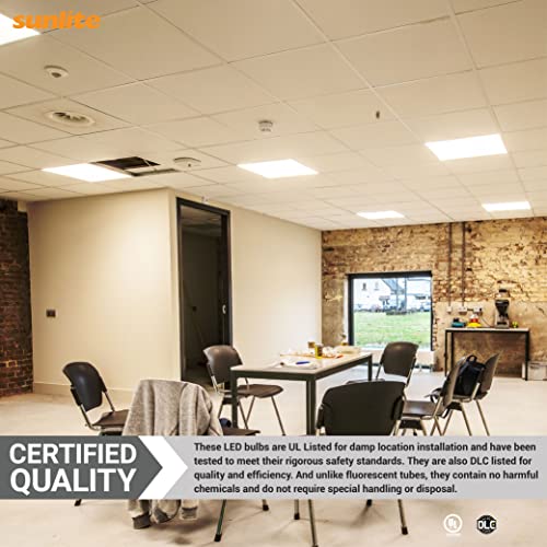 Sunlite 41246 Led T8 U-Bend Tube, Single End Bypass, 18 Watts, 50,000 Hour Lifespan, 2200 Lumens, Shatter Resistant, Double Medium Bi-Pin Base (2G13), 120-277V, Ul & Dlc Listed, 4000K, 6 Pack #TOP5