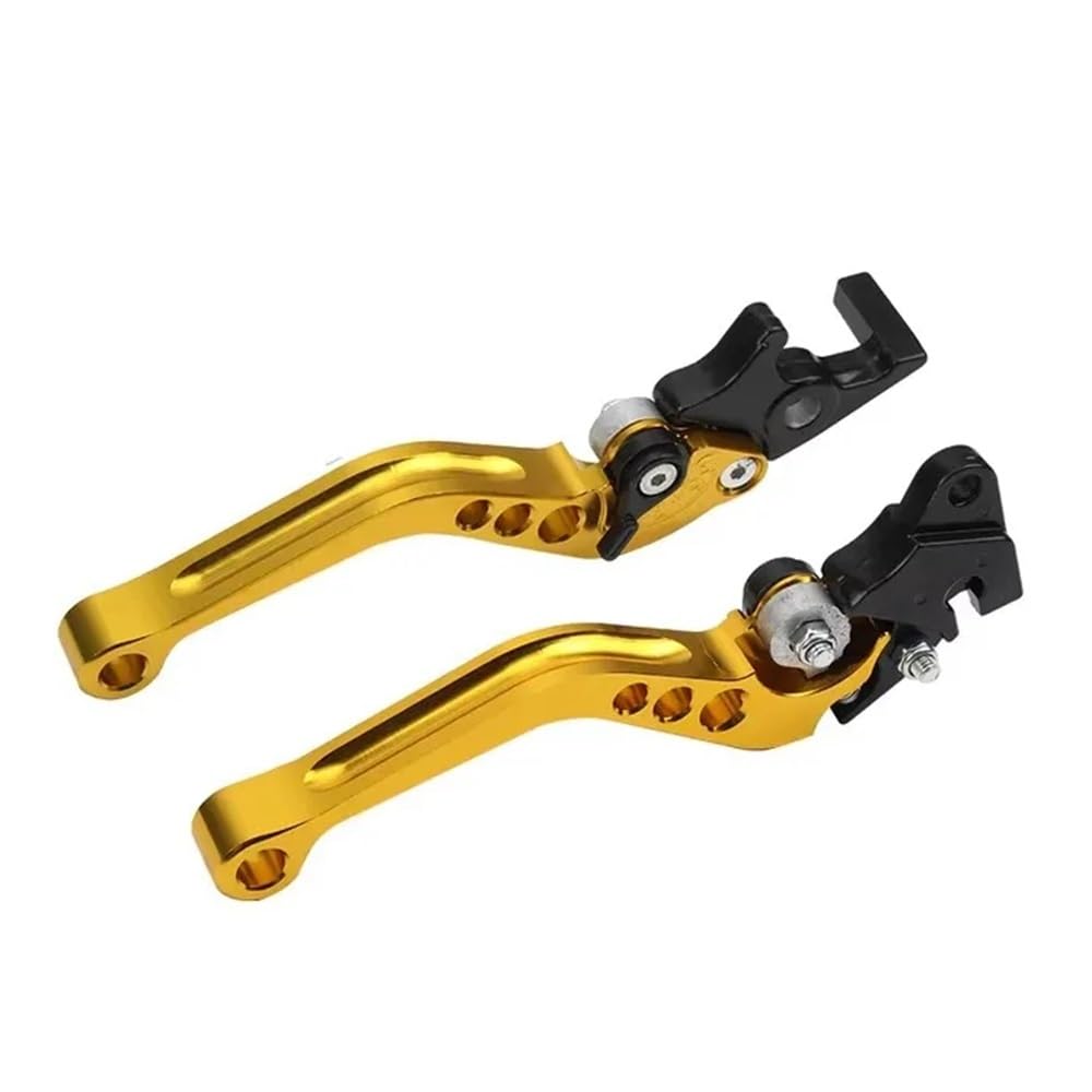 BEQLXTA Brake Clutch Adjustable Lever​ CNC Alloy Motorcycle Brake Handle Universal for Motorbike Modification CNC Motorcycle Clutch Drum Brake Lever Handle