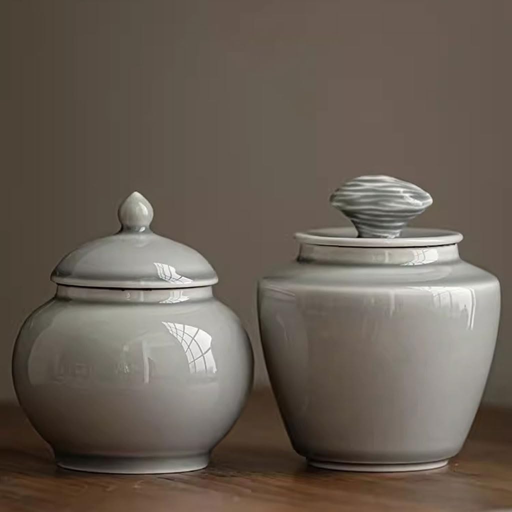 Organizer Na Torebki Herbaty Pojemnik Do Przechowywania Herbaty Szkliwo Puszka Na Herbatę Domowy Ceramiczny Słoik Z Uszczelnieniem Mała Herbata Przenośny Pojemnik Na Herb