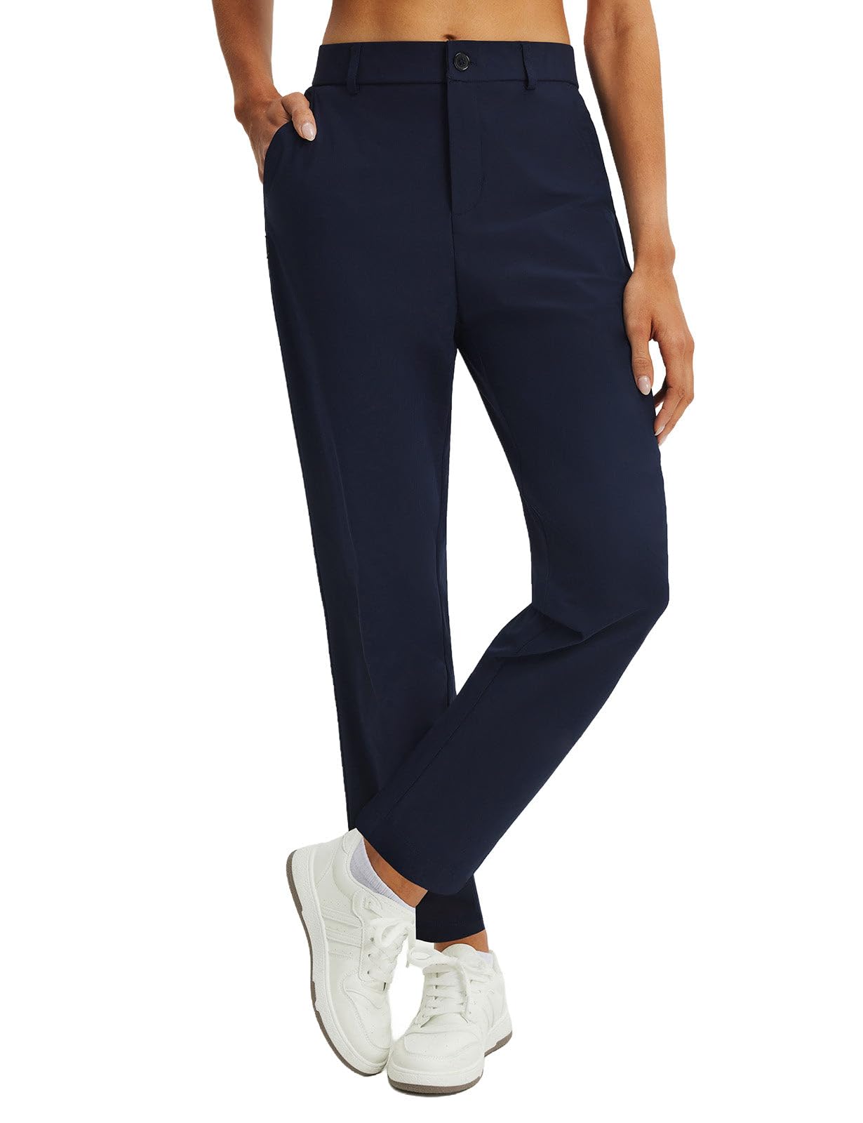 baleaf Women's Golf Pants Straight Leg Work Casual Slacks