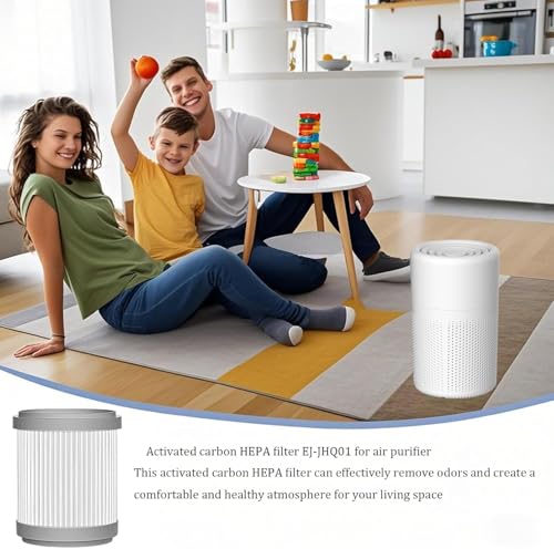 Image of Smart Mini Air Purifier for Home | True HEPA Air Cleaner for Rooms up to 300 Sq Ft Coverage | Removes Dust, Pollen, Smoke & Odors | Portable Air Purifier for Bedroom, Office (Replacement Filter)