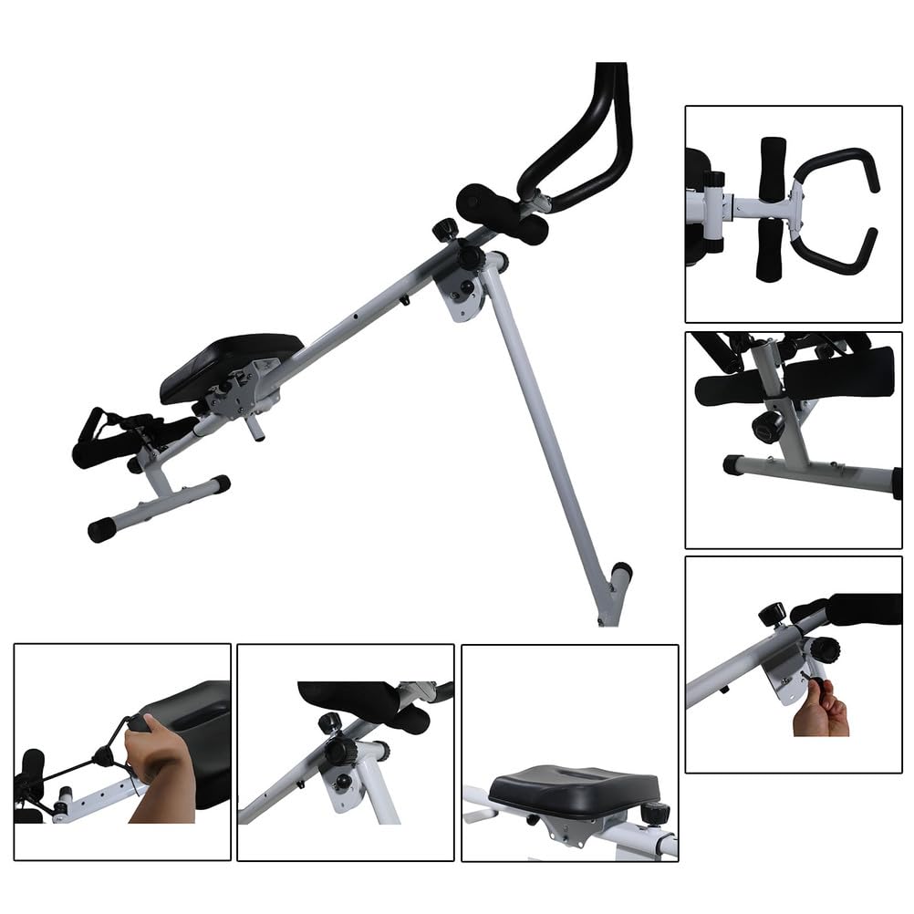 Vogatori Pieghevoli, Attrezzature Per Esercizi Per Uso Domestico, Attrezzature Per Palestra Domestica, Vogatore Silenzioso, Vogatore Cardio Per Allenamento Completo Del Corpo, Vogatore Per Fitness In