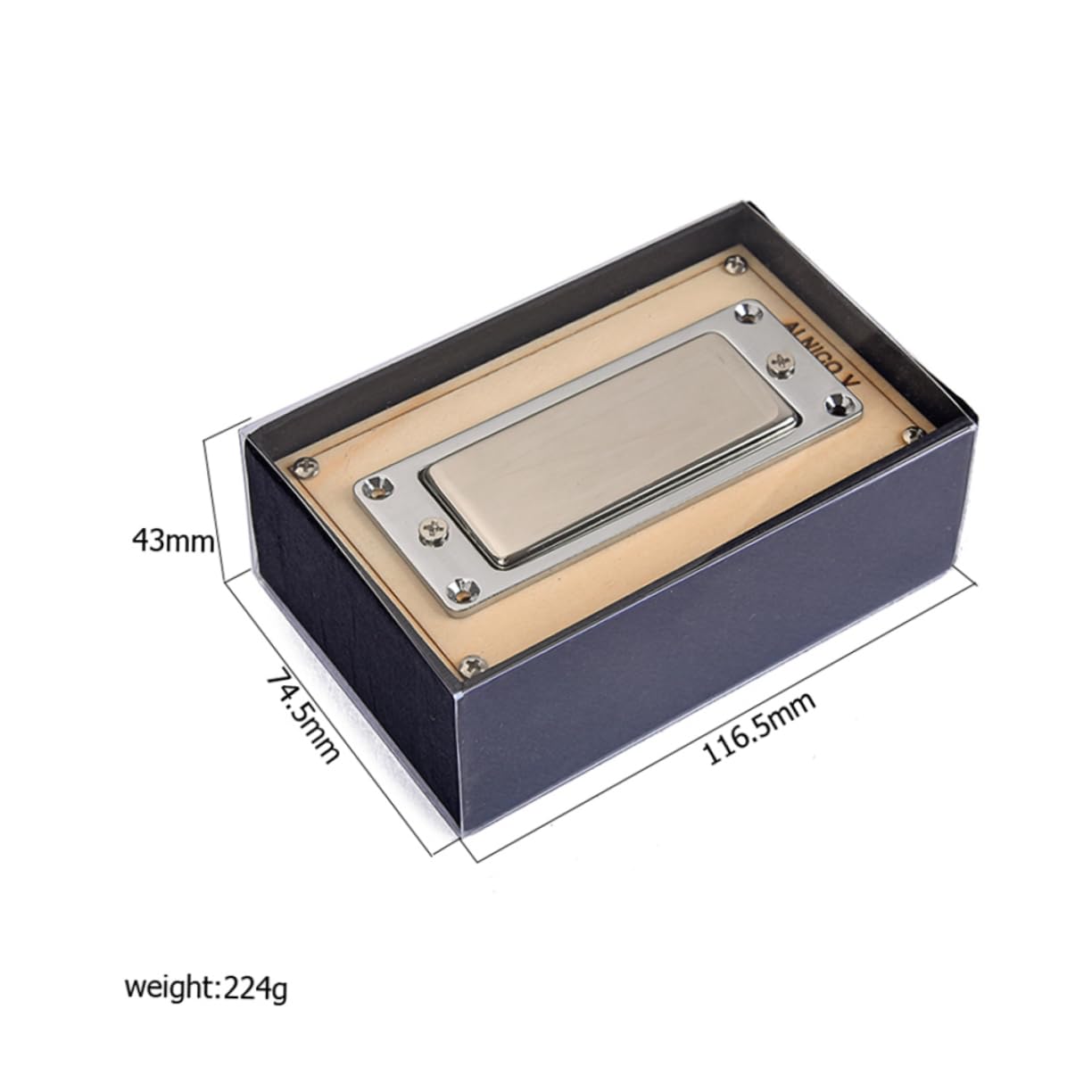 Abaodam Pickups Humbucker Sealed Rame Per Chitarra Elettrica Suono Caldo e Compatibile Facile Installazione Per Musicisti Professionisti e