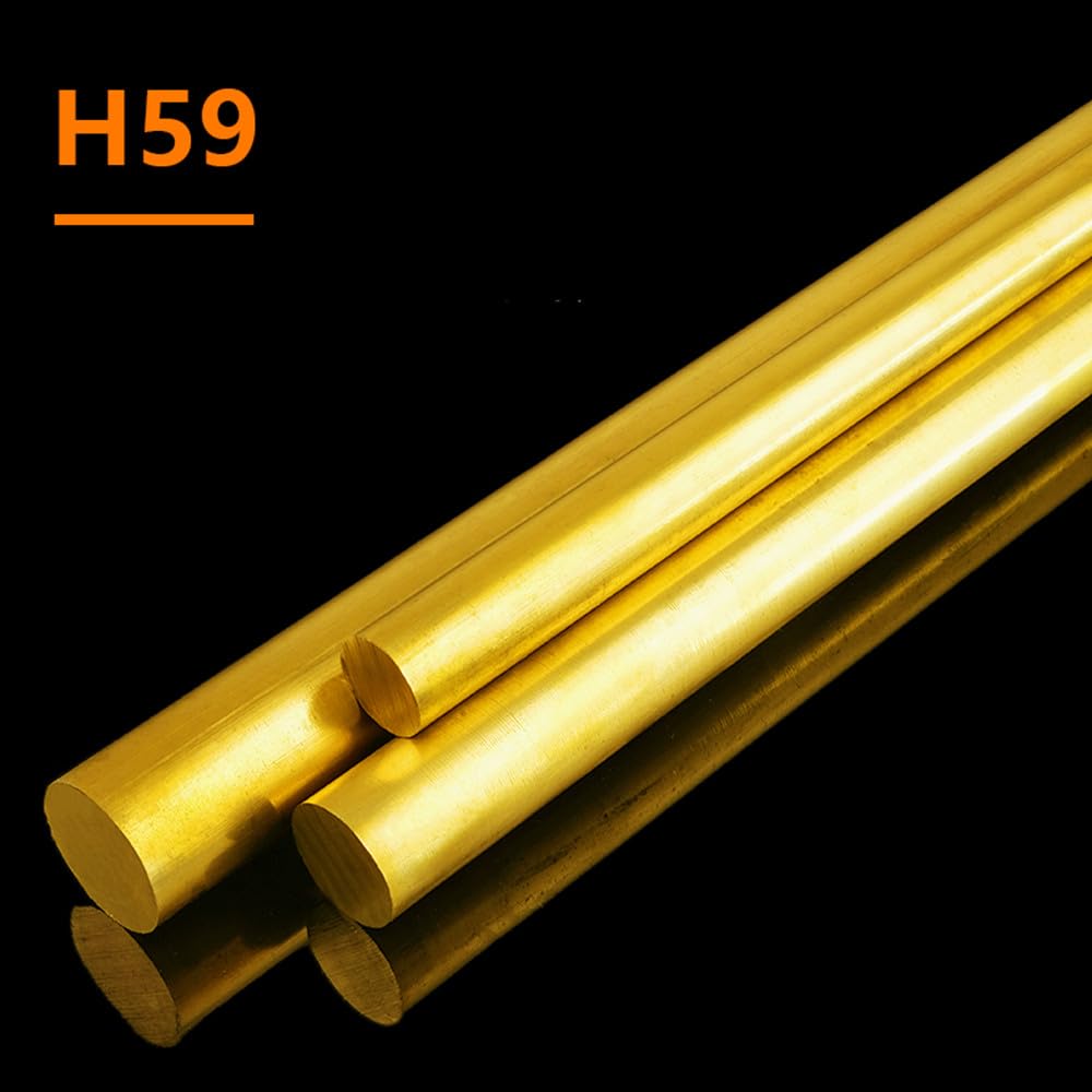 H59 Barra di ottone 3mm 4mm 5mm 6mm 8mm 10mm 15mm 20mm 25mm 30mm Taglio personalizzato sparso Tendenza(12x500mm)